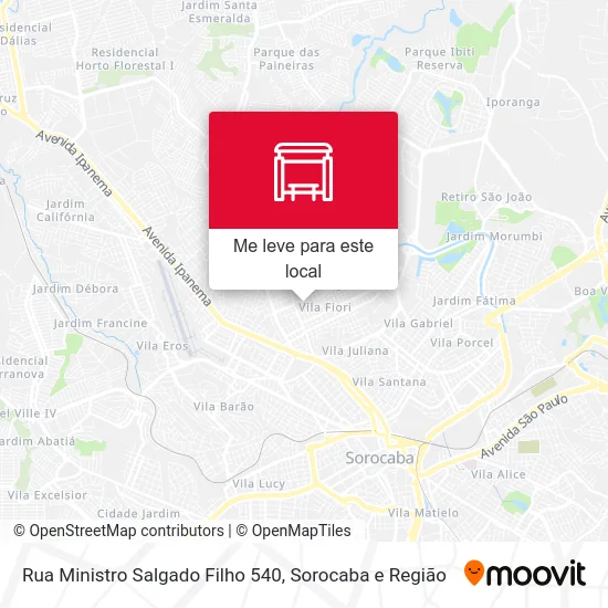 Rua Ministro Salgado Filho 540 mapa