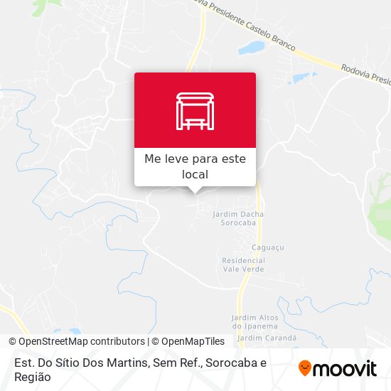Est. Do Sítio Dos Martins, Sem Ref. mapa