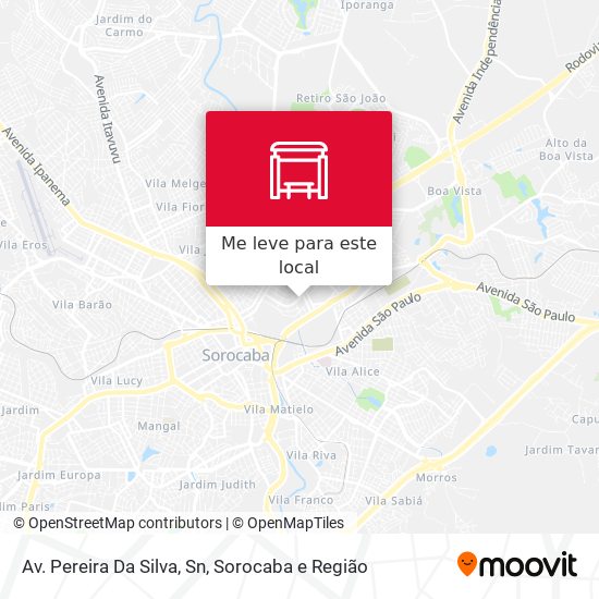 Av. Pereira Da Silva, Sn mapa