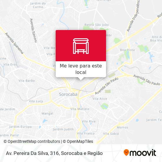 Av. Pereira Da Silva, 316 mapa