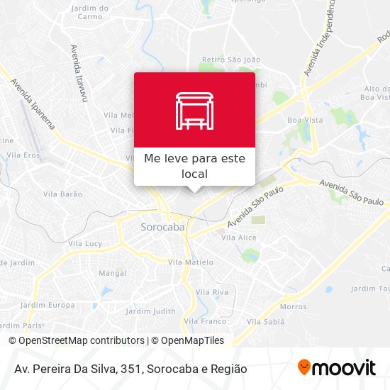Av. Pereira Da Silva, 351 mapa