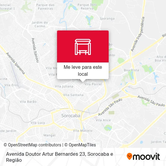 Avenida Doutor Artur Bernardes 23 mapa