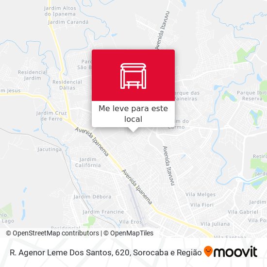 R. Agenor Leme Dos Santos, 620 mapa