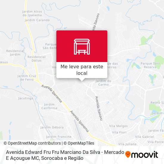 Avenida Edward Fru Fru Marciano Da Silva - Mercado E Açougue MC mapa