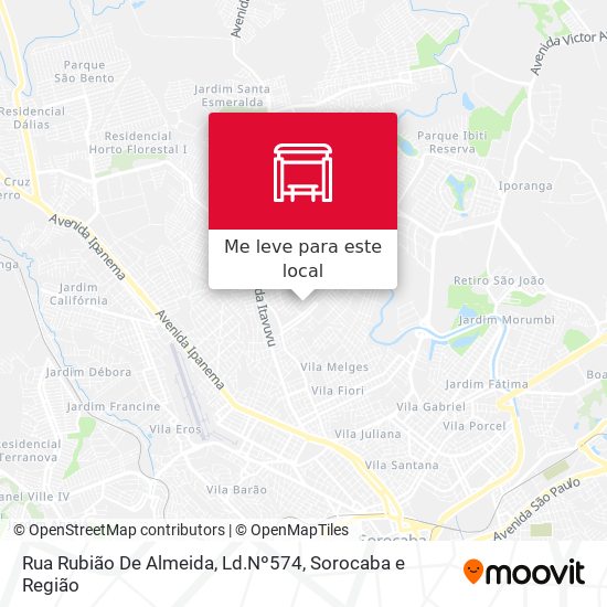 Rua  Rubião De Almeida, Ld.Nº574 mapa