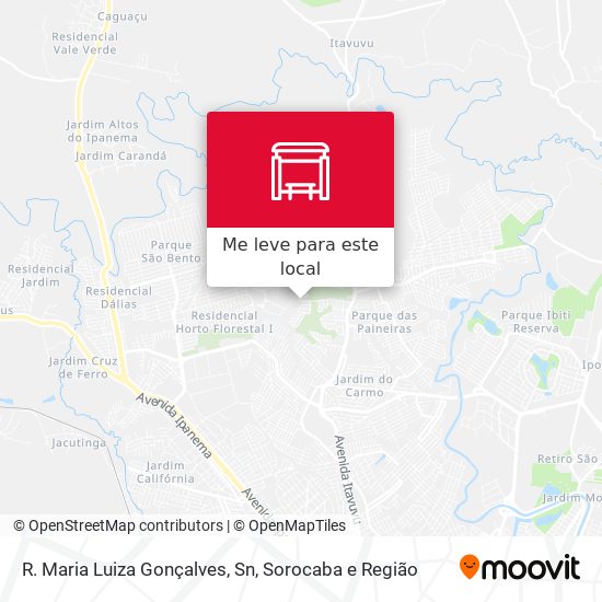 R. Maria Luiza Gonçalves, Sn mapa