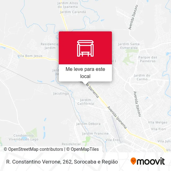 R. Constantino Verrone, 262 mapa