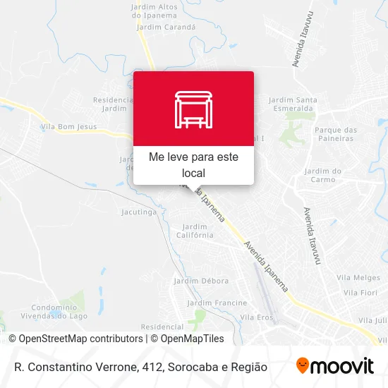 R. Constantino Verrone, 412 mapa