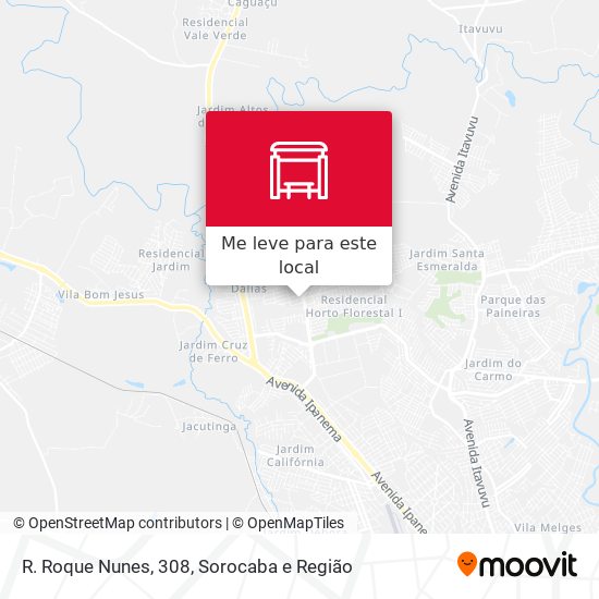 R. Roque Nunes, 308 mapa
