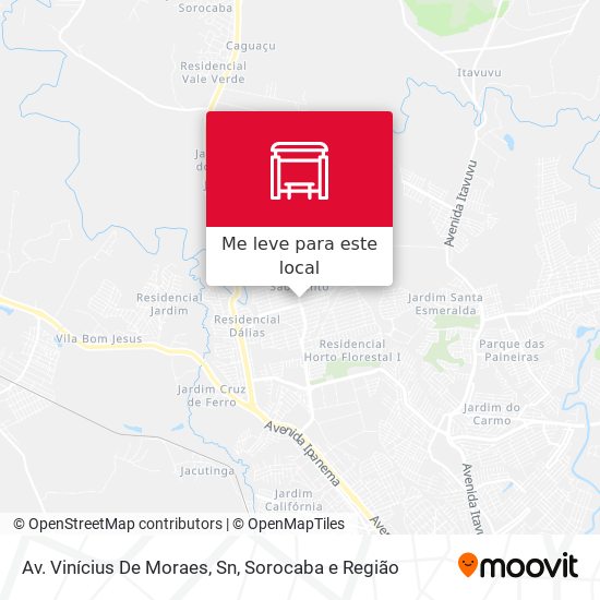 Av. Vinícius De Moraes, Sn mapa