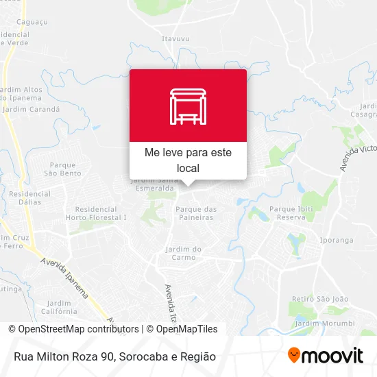 Rua Milton Roza 90 mapa