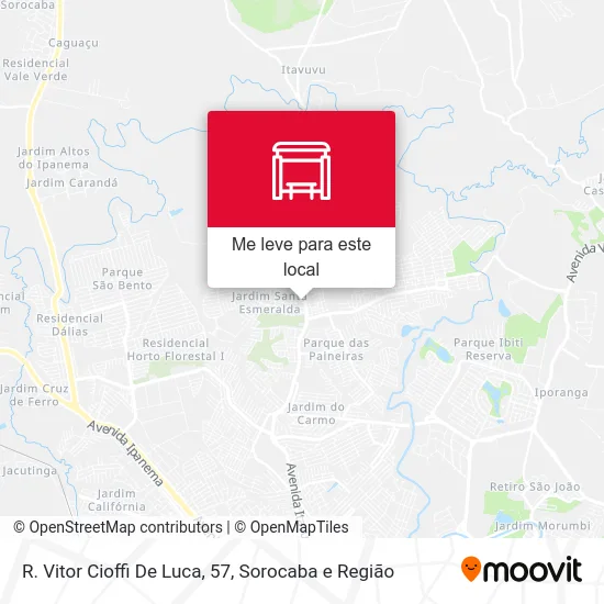 R. Vitor Cioffi De Luca, 57 mapa