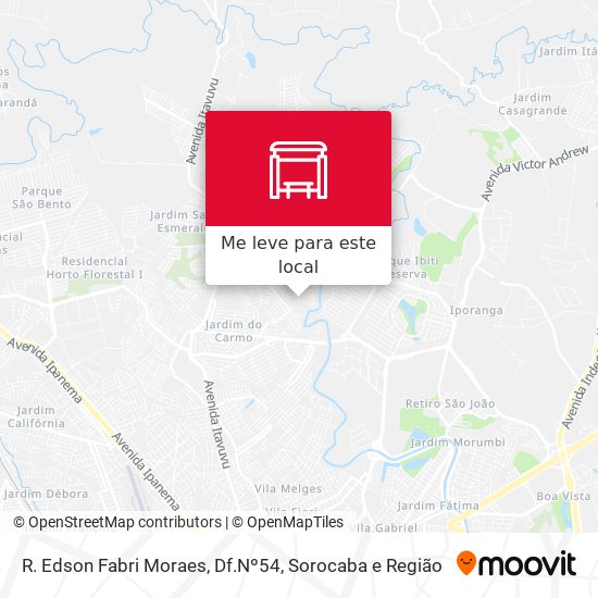 R. Edson Fabri Moraes, Df.Nº54 mapa
