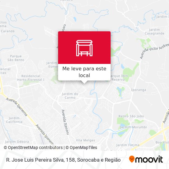 R. Jose Luis Pereira Silva, 158 mapa