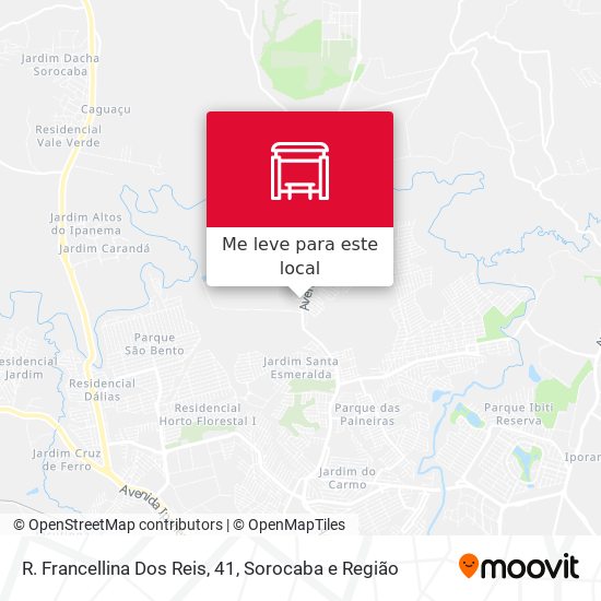 R. Francellina Dos Reis, 41 mapa
