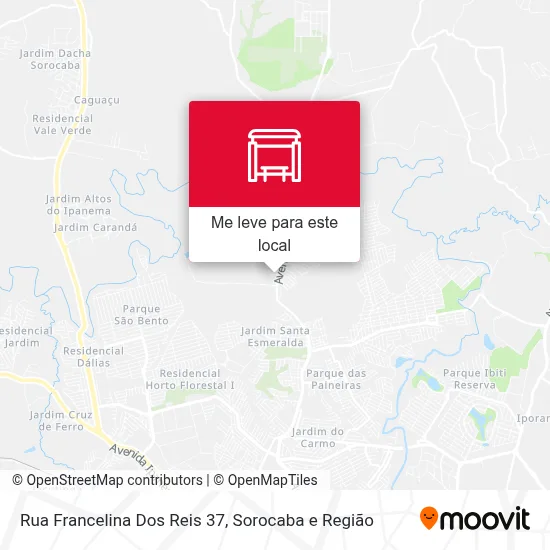 Rua Francelina Dos Reis 37 mapa