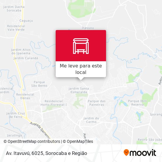 Av. Itavuvú, 6025 mapa
