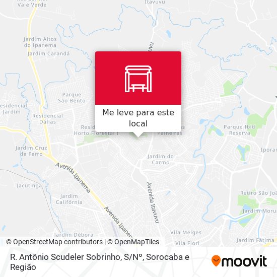 R. Antônio Scudeler Sobrinho, S / Nº mapa