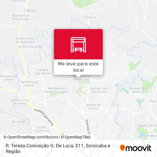 R. Tereza Conceição G. De Luca, 311 mapa