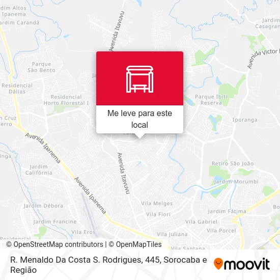 R. Menaldo Da Costa S. Rodrigues, 445 mapa