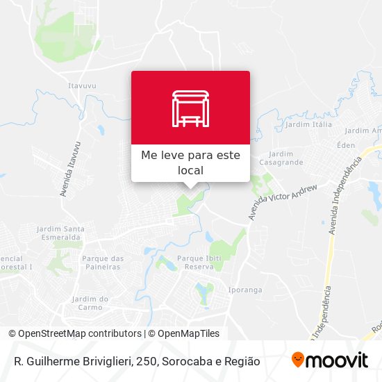 R. Guilherme Briviglieri, 250 mapa