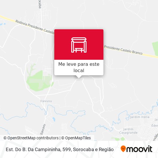 Est. Do B. Da Campininha, 599 mapa
