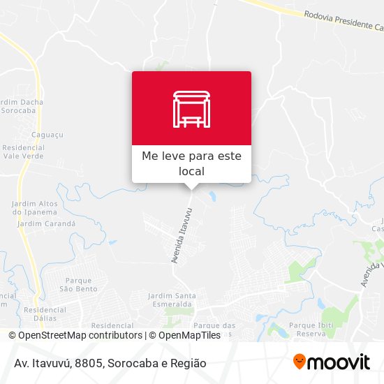 Av. Itavuvú, 8805 mapa