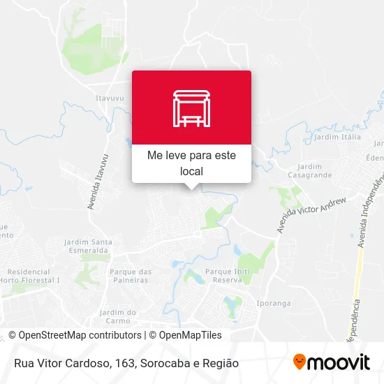 Rua Vitor Cardoso, 163 mapa
