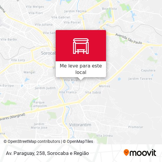 Av. Paraguay, 258 mapa