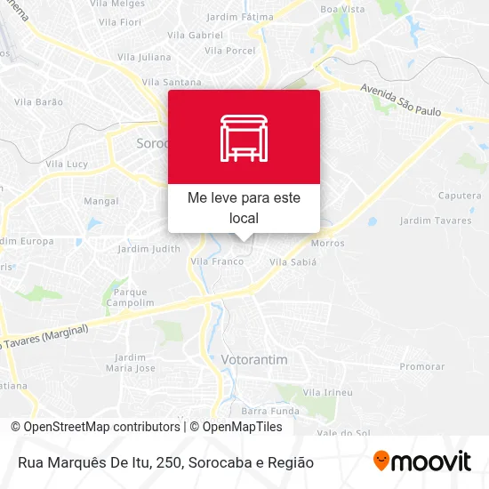 Rua Marquês De Itu, 250 mapa