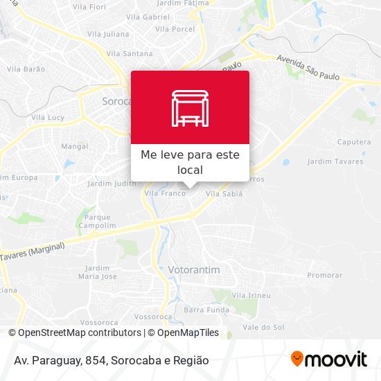 Av. Paraguay, 854 mapa