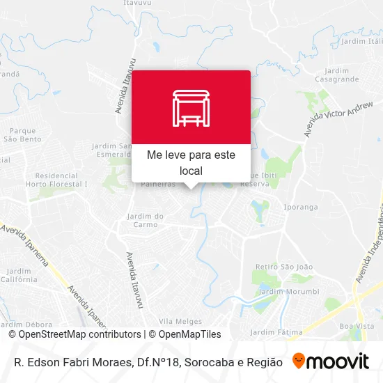 R. Edson Fabri Moraes, Df.Nº18 mapa