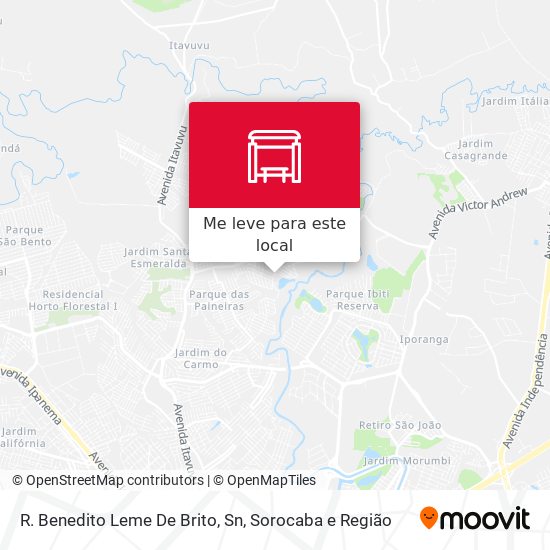 R. Benedito Leme De Brito, Sn mapa