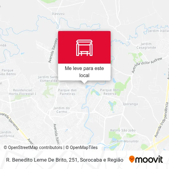 R. Benedito Leme De Brito, 251 mapa