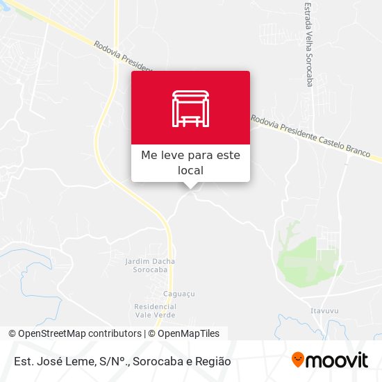 Est. José Leme, S/Nº. mapa