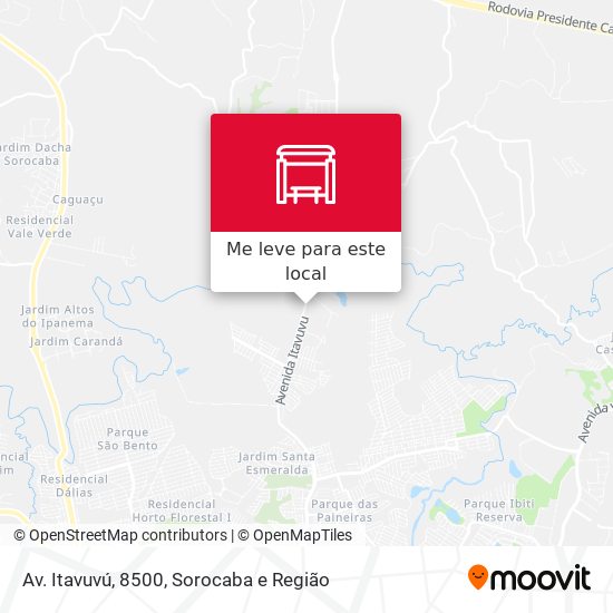 Av. Itavuvú, 8500 mapa