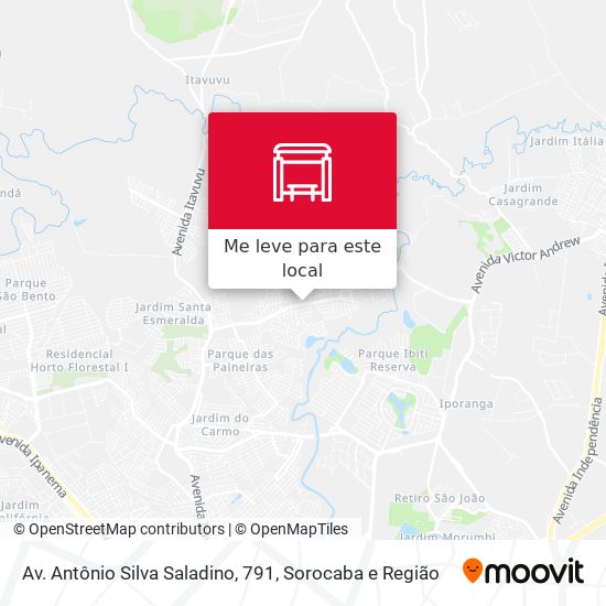 Av. Antônio Silva Saladino, 791 mapa