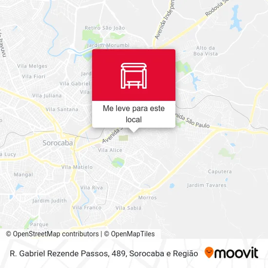 R. Gabriel Rezende Passos, 489 mapa