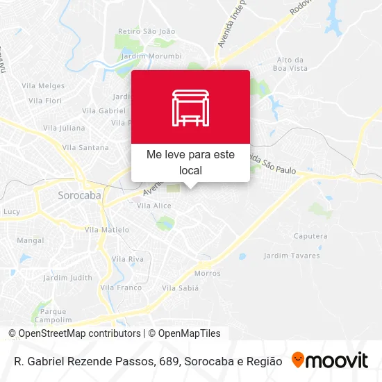 R. Gabriel Rezende Passos, 689 mapa