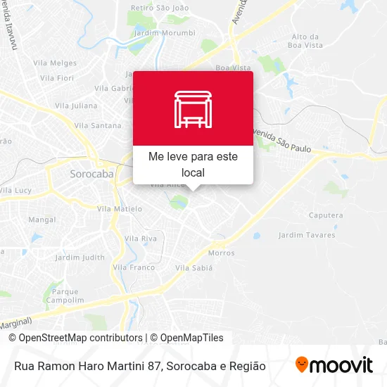 Rua Ramon Haro Martini 87 mapa