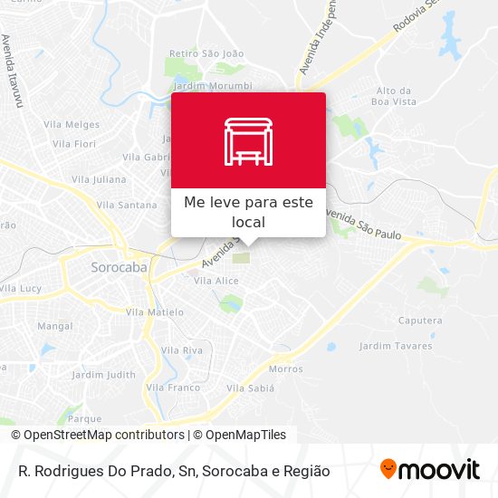 R. Rodrigues Do Prado, Sn mapa