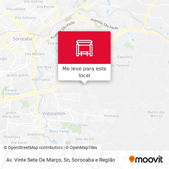 Av. Vinte Sete De  Março, Sn mapa