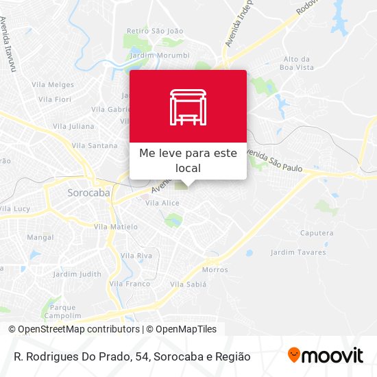 R. Rodrigues Do Prado, 54 mapa