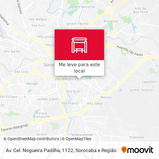 Av. Cel. Nogueira Padilha, 1122 mapa