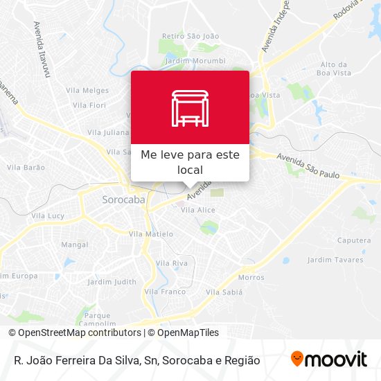 R. João Ferreira Da Silva, Sn mapa