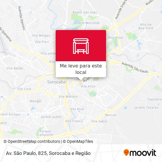 Av. São Paulo, 825 mapa