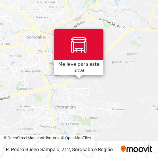 R. Pedro Bueno Sampaio, 212 mapa