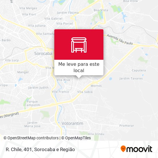 R. Chile, 401 mapa