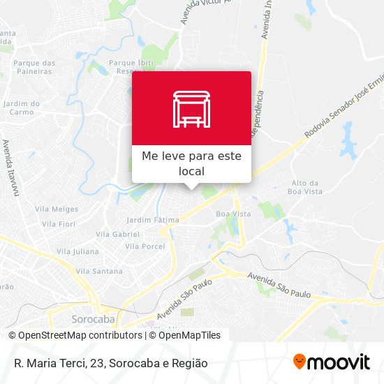 R. Maria Terci, 23 mapa