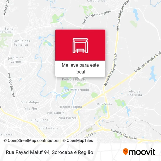 Rua Fayad Maluf 94 mapa